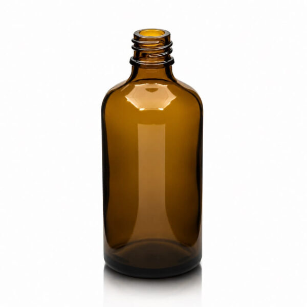 Glasflaska Brun 100ml Glasflaska (Brun) - 100ml