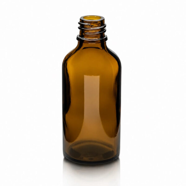 Glasflaska (Brun) - 50ml