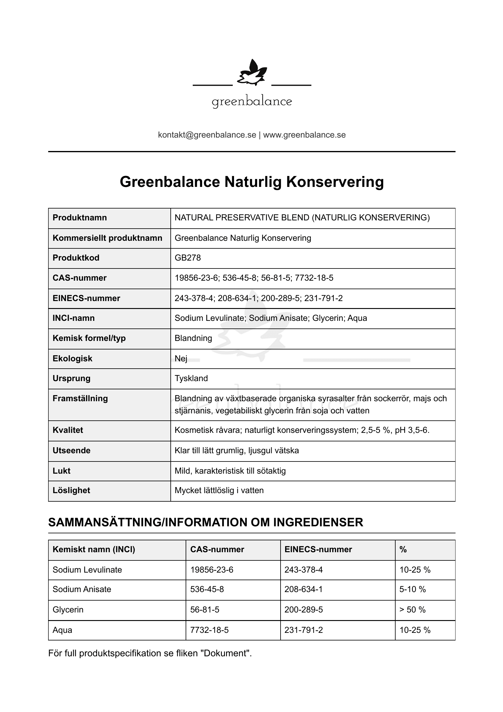 Overblick Naturlig Konservering Överblick - Naturlig Konservering