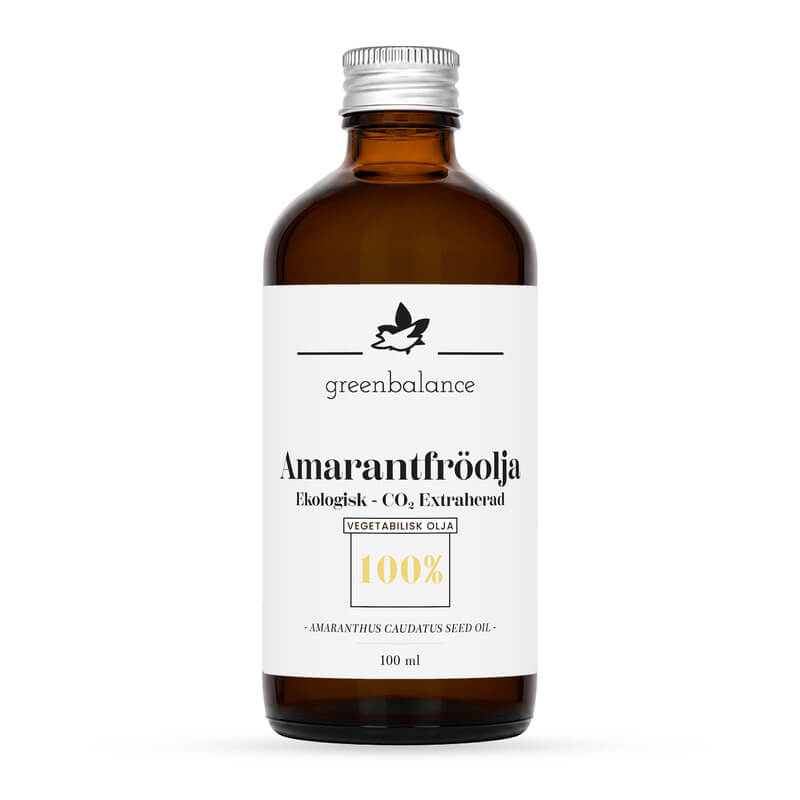 ekologisk amarantfroolja 100 ml Ekologisk Amarantfröolja 100 ml