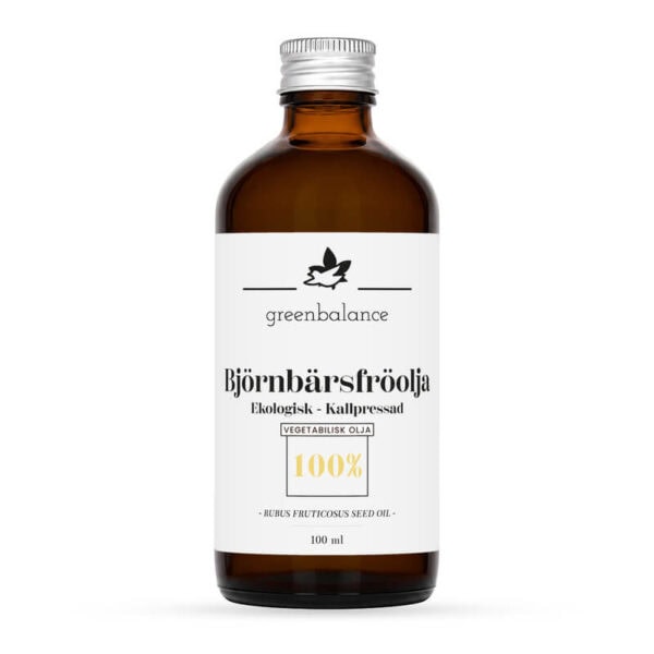 ekologisk bjornbarsfroolja 100 ml Ekologisk Björnbärsfröolja 100 ml