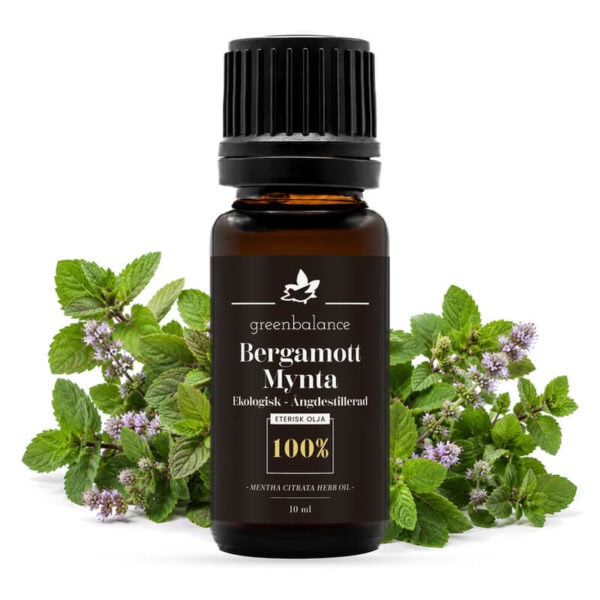 Ekologisk eterisk Bergamott Myntaolja 10 ml