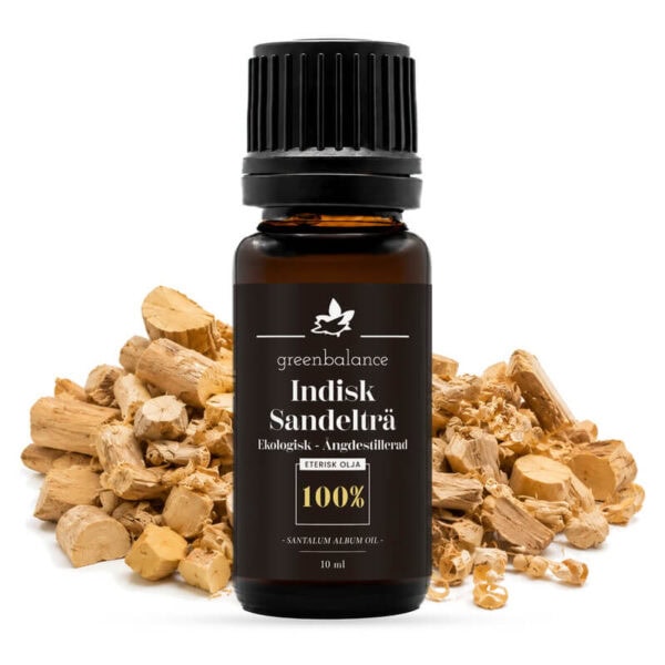 Ekologisk eterisk Indisk Sandelträolja 10 ml