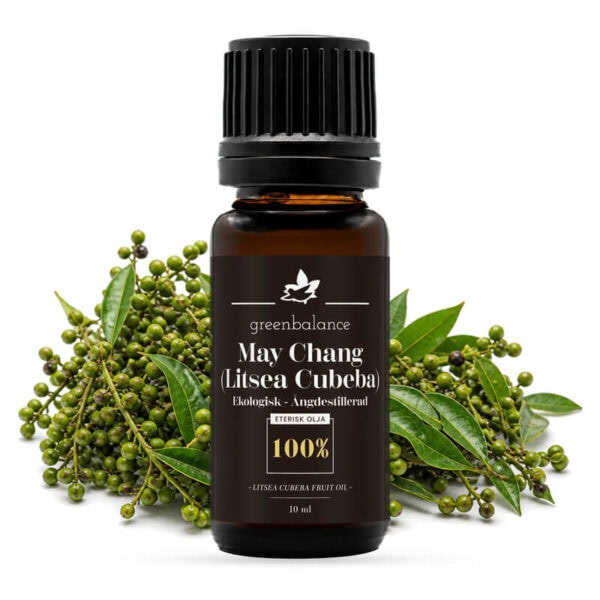 ekologisk eterisk may chang litsea cubeba olja 10 ml Ekologisk eterisk May Chang (Litsea Cubeba) Olja 10 ml