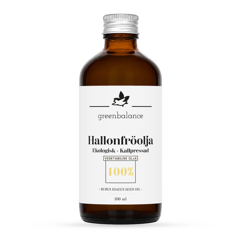 ekologisk hallonfroolja 100 ml Ekologisk Hallonfröolja 100 ml