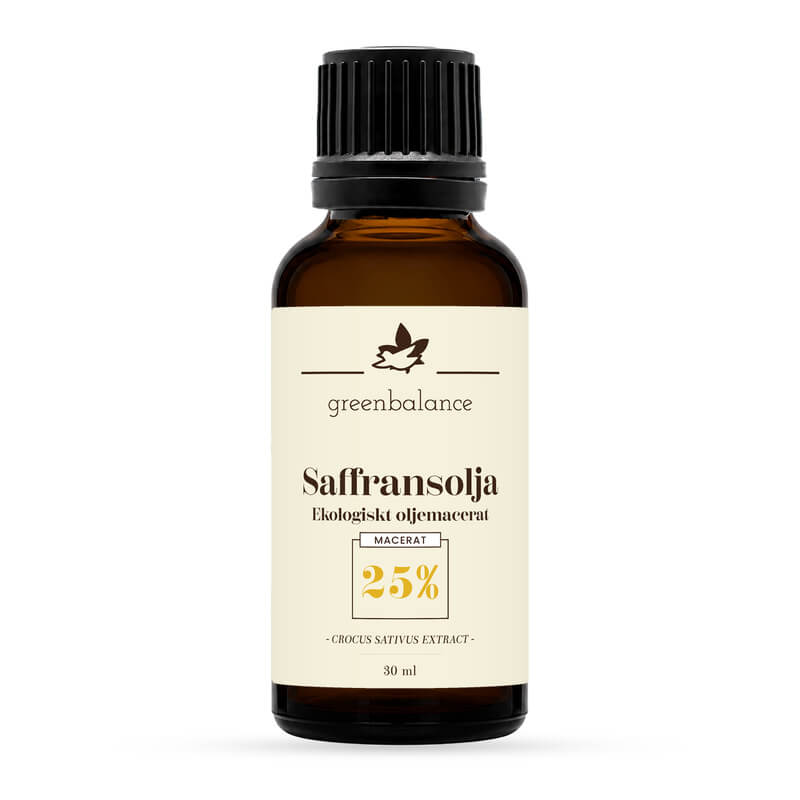 ekologisk saffransolja 30 ml Ekologisk Saffransolja 30 ml