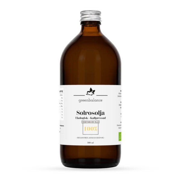 Ekologisk Solrosolja 500 ml