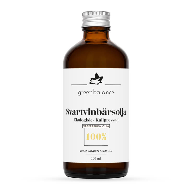 ekologisk svartvinbarsolja 100 ml Ekologisk Svartvinbärsolja 100 ml