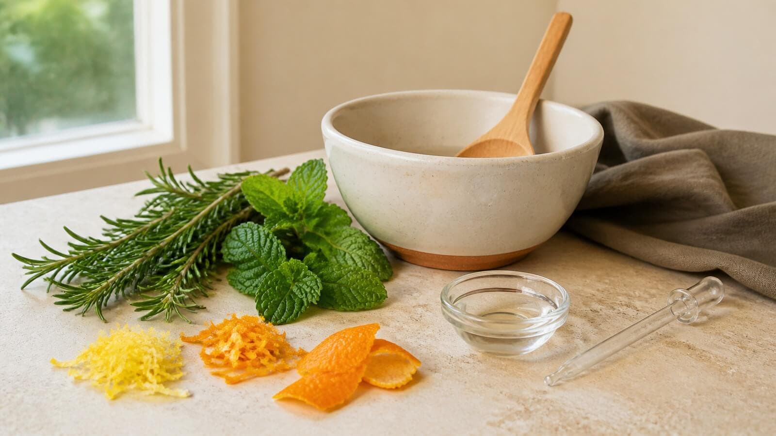 eteriska-oljor-matlagning-smaksattning Citrusskal, örter och eterisk olja vid varsam smaksättning