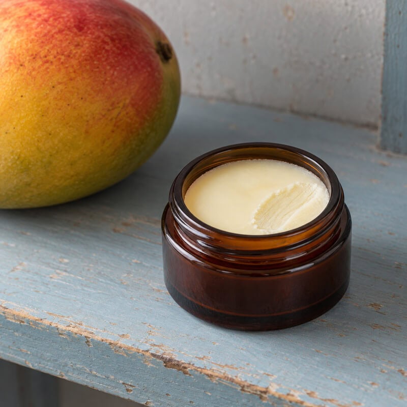 hudbalsam med shea och mango for torra partier 1 Hudbalsam med shea och mango för torra partier