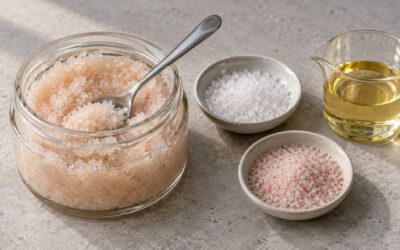 kroppsskrubb salt olja Kroppsskrubb med salt – så väljer du kornstorlek och olja