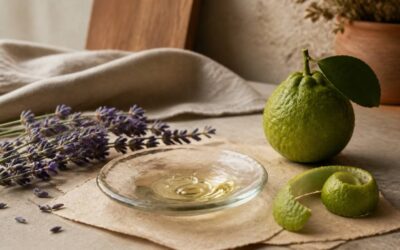Linalool (lavendelolja, bergamottolja)