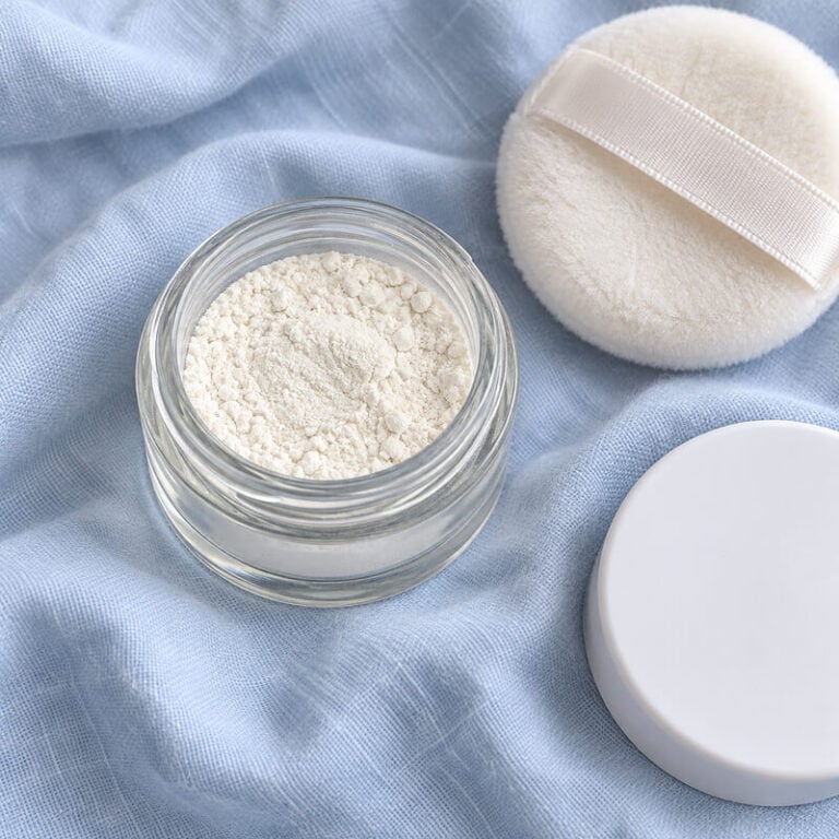 Mattande ansiktspuder med kaolin