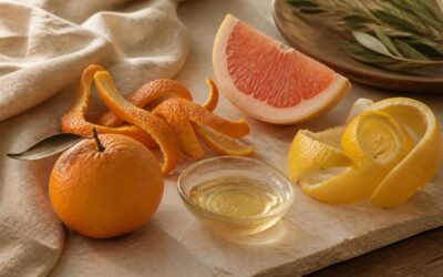 Valencen (citrusoljor som apelsin, grapefrukt)